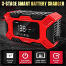Cargador de Batería Profesional para Vehículos, Motocicletas y Embarcaciones 12 V