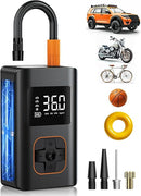 COMPRESSOR DE AR PORTÁTIL PARA CARROS E BICICLETAS