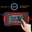 Cargador de Batería Profesional para Vehículos, Motocicletas y Embarcaciones 12 V