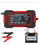 Cargador de Batería Profesional para Vehículos, Motocicletas y Embarcaciones 12 V