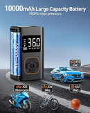 COMPRESSOR DE AR PORTÁTIL PARA CARROS E BICICLETAS