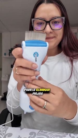 Cepillo aspiradora de piojos y liendras