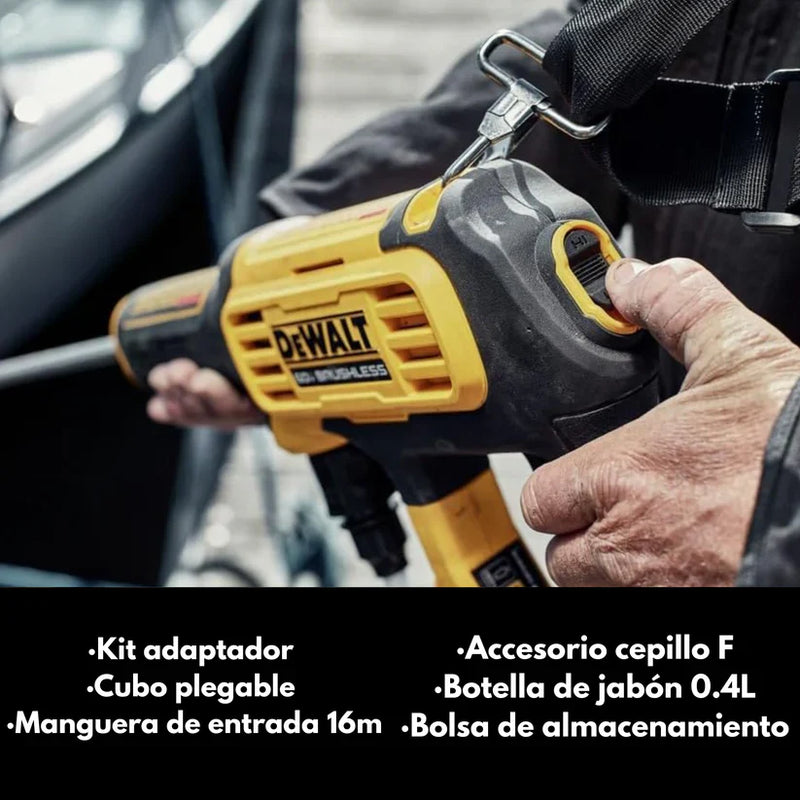 Hidrolavadora de presión con deposito a Batería | Dewalt