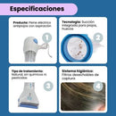 Cepillo aspiradora de piojos y liendras