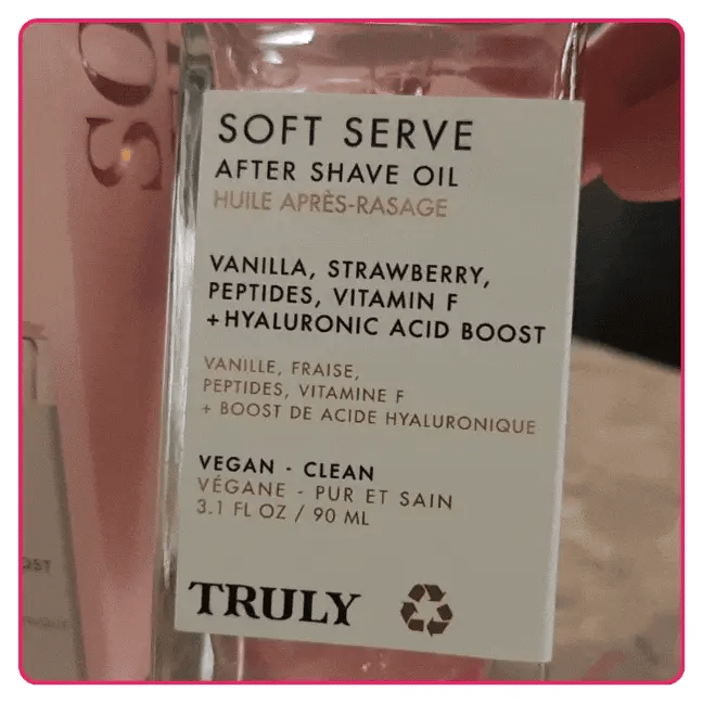 SOFT SERVE after shave oil TRULY  30ml